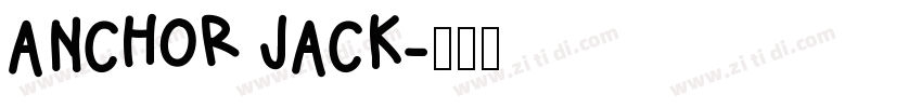 anchor jack字体转换